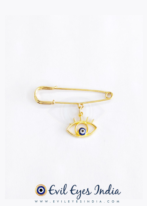 Evil Eye Safety Pin for Babies