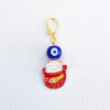Good Luck Cat with Evil Eye Trinket