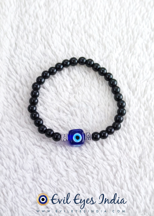 Men's Black Evil Eye Bracelet