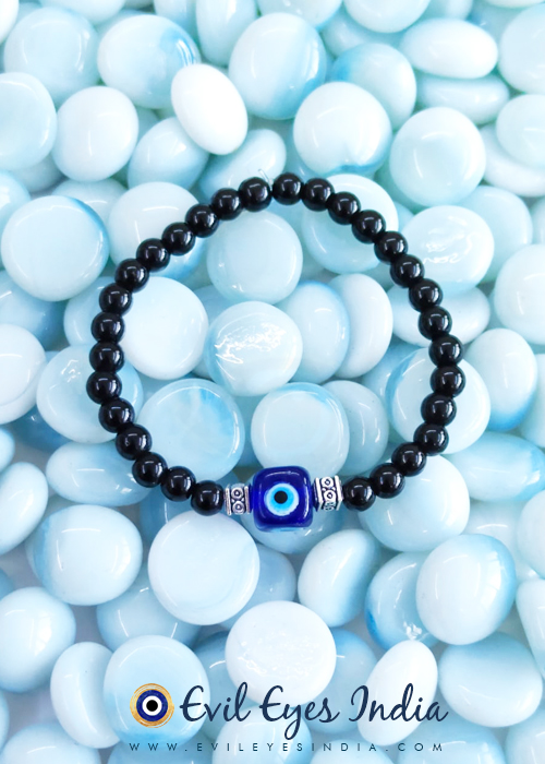 Men's Black Evil Eye Bracelet