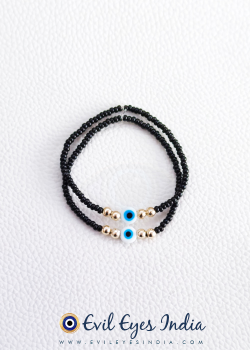 Evil Eye Bracelets for young Kids - Pair