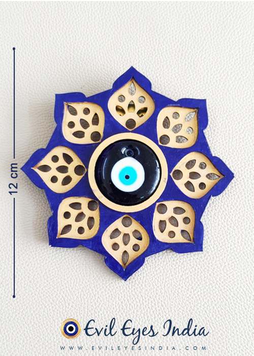 Wooden Mandala Evil Eye Hanging