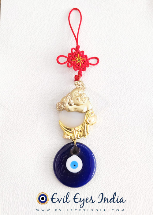 Laughing Buddha Evil Eye Hanging