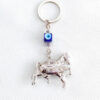 Treasure Horse with Evil Eye Keychain