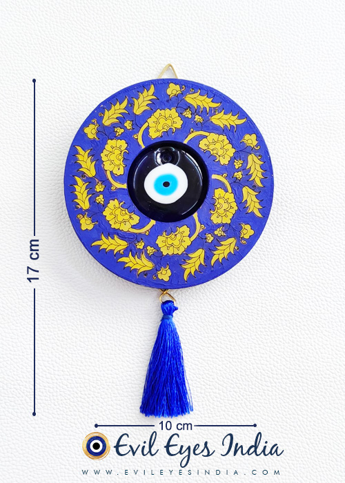 Floral Mandala Evil Eye Hanging