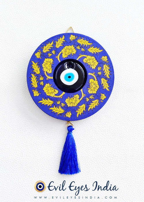 Floral Mandala Evil Eye Hanging