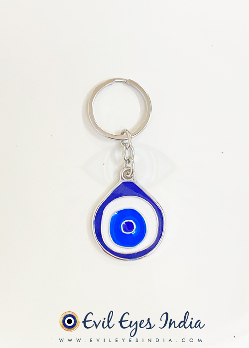 Abstract Evil Eye Keychain