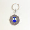 Round Hamsa Hand Keychain