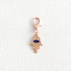 Rose Gold Hamsa Hand Trinket for Good Luck