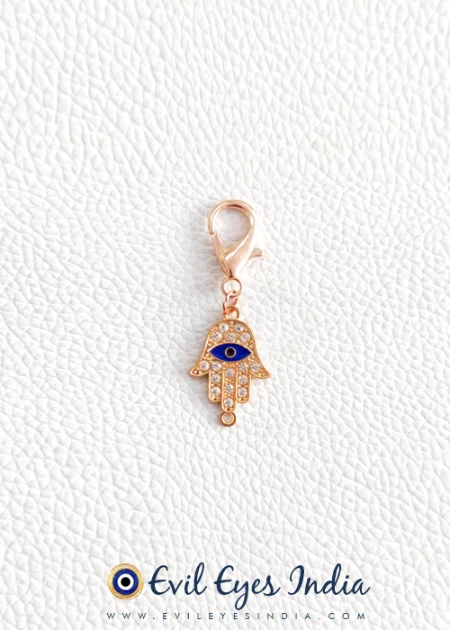 Rose Gold Hamsa Hand Trinket for Good Luck