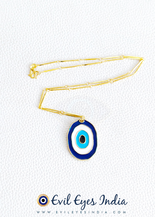 Premium Oval shaped Evil Eye Pendant