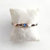 Leopard Print Evil Eye Winged Bracelet 3
