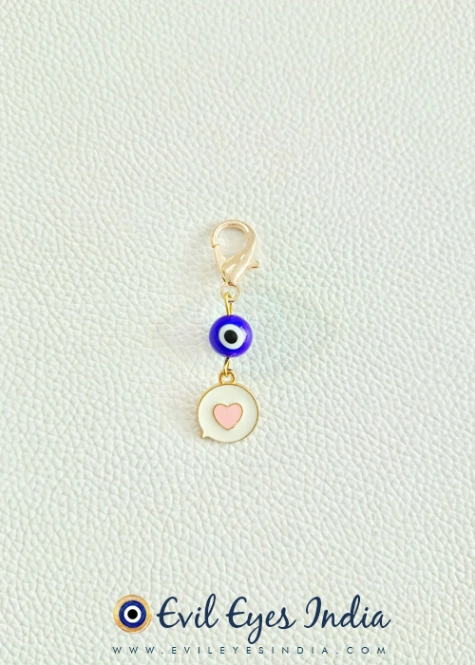 Cute Heart Evil Eye Trinket