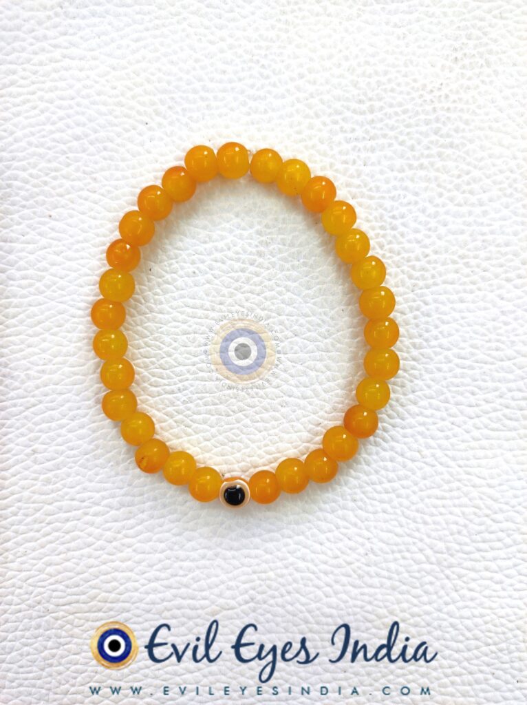 Single Evil Eye Bead Bracelet
