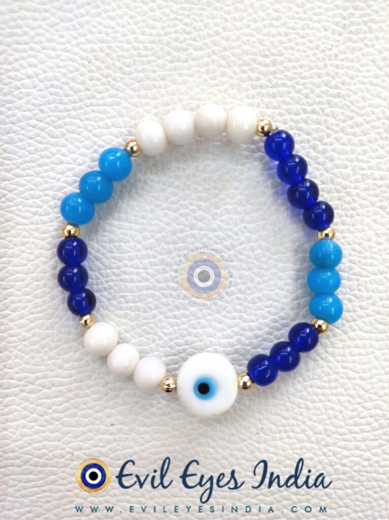 Single Evil Eye Bead Bracelet
