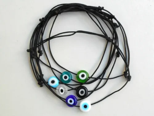 Evil Eye Bracelet in Threads