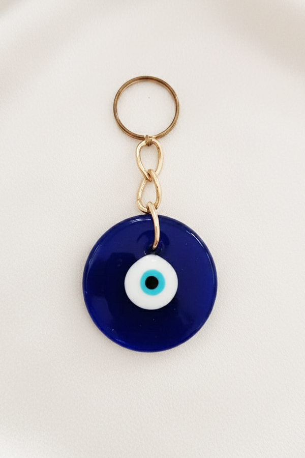 Classic Deep Blue Glass Evil Eye Wall Hanging (Nazar)