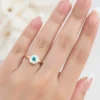 Elegant Evil Eye Gold Ring – Symbol of Protection & Timeless Beauty