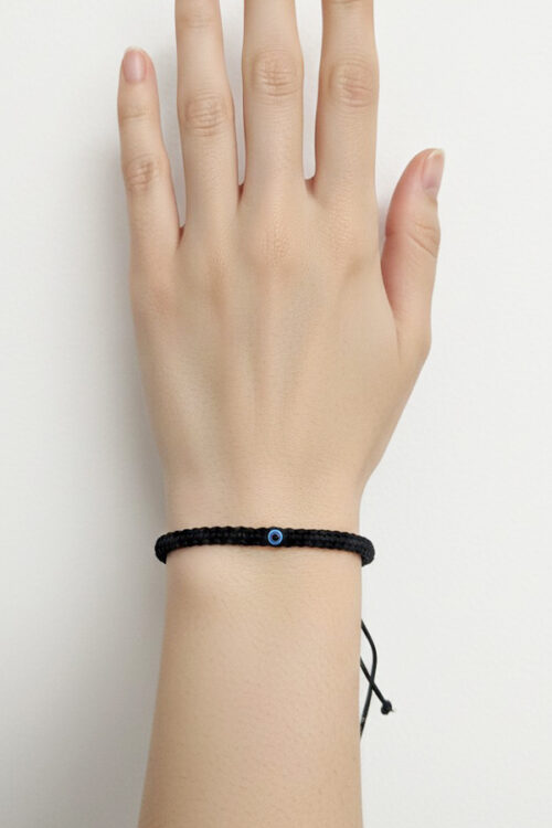 Unisex Black Macramé Protection Bracelet (3 Piece)