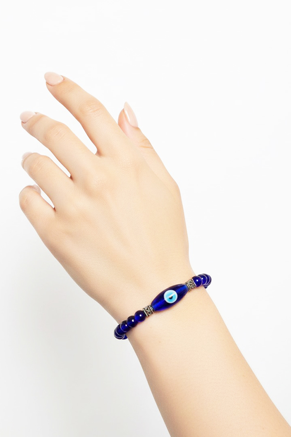 Royal Blue Evil Eye Protection Bracelet