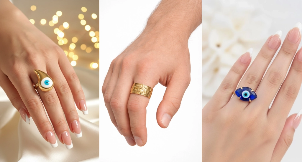 Evil Eye Rings by Evil Eyes India